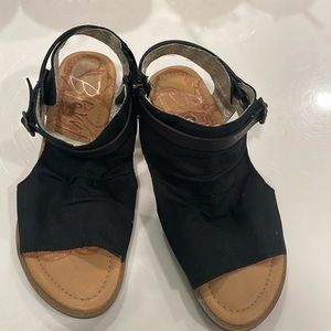 Black stylish sandals
